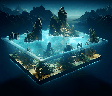 Location with minerals